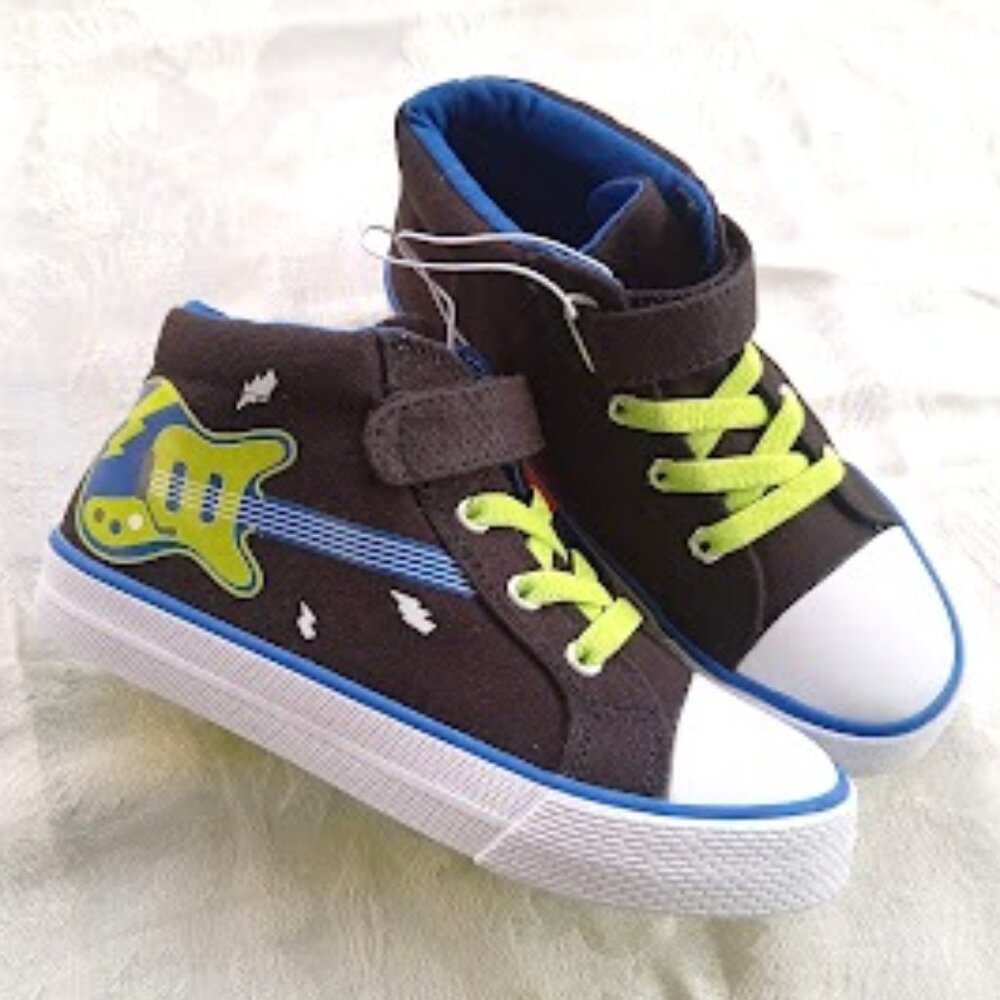 NWT- "Rock Academy" Gymboree Kid's Shoes with Guitar Graphic